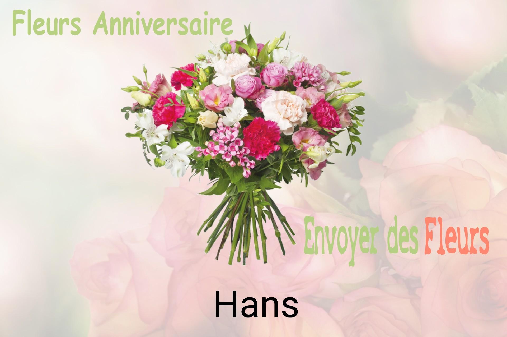 Bouquet de fleurs d’anniversaire livré à Hans